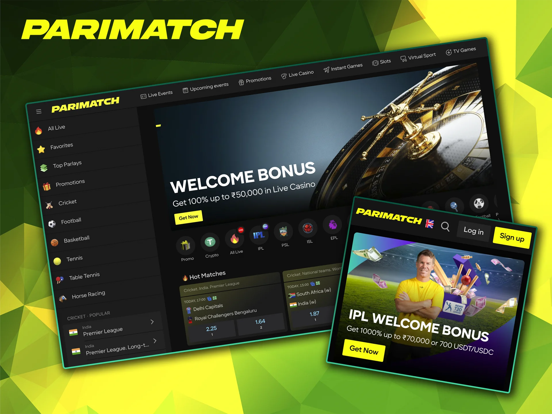 On the Parimatch betting site, you’ll find a wide range of exciting bets and bonus offers.
