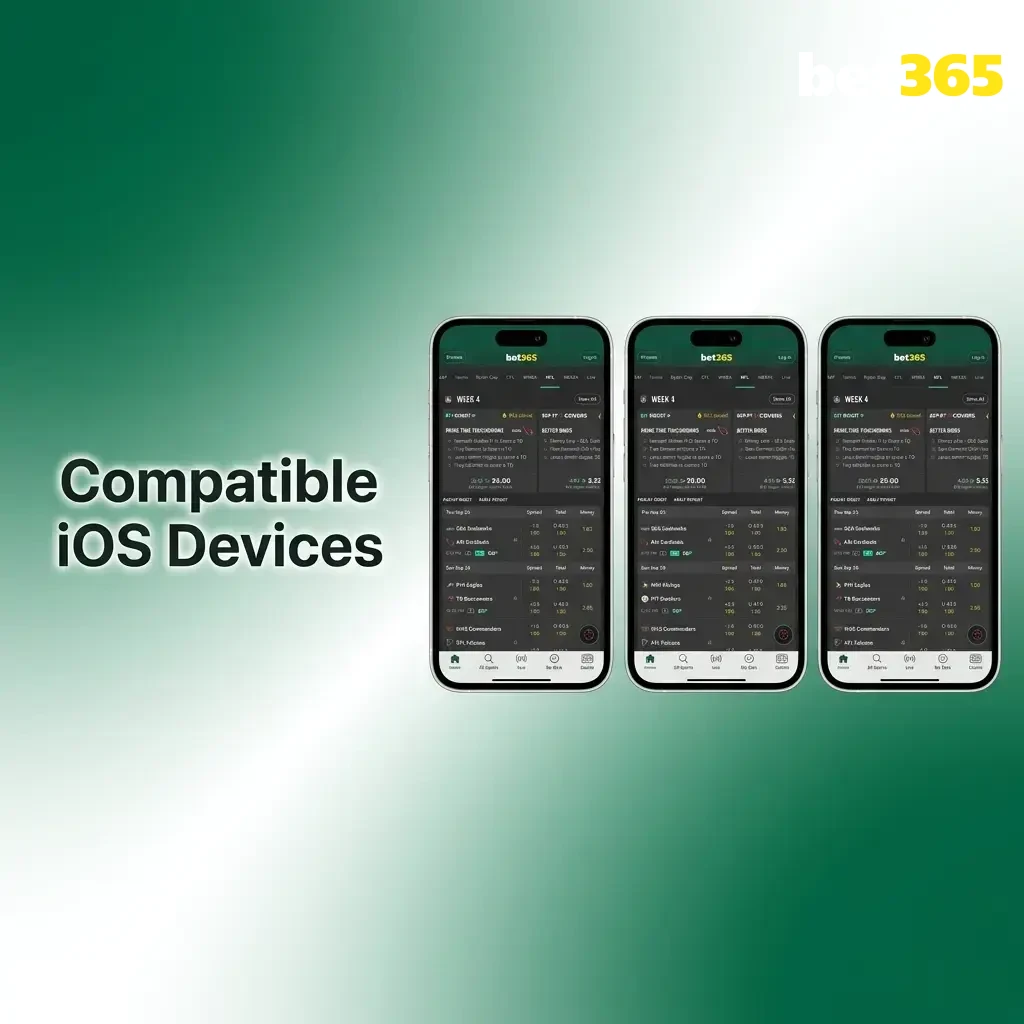 Bet365 app compatible iOS devices including iPhone X to 15 series and iPad models from 6th generation onwards