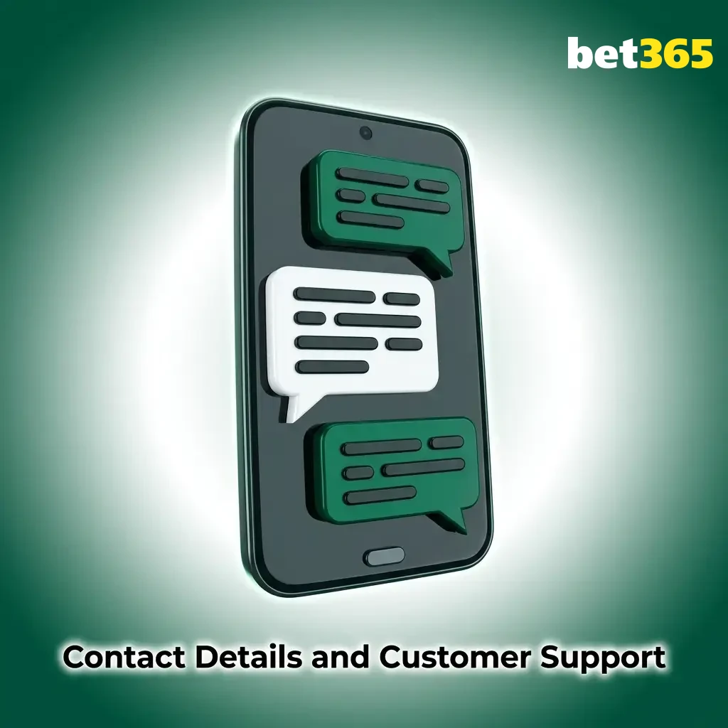 Bet365 customer support contact details including live chat, email, telephone, and help centre options for Indian players