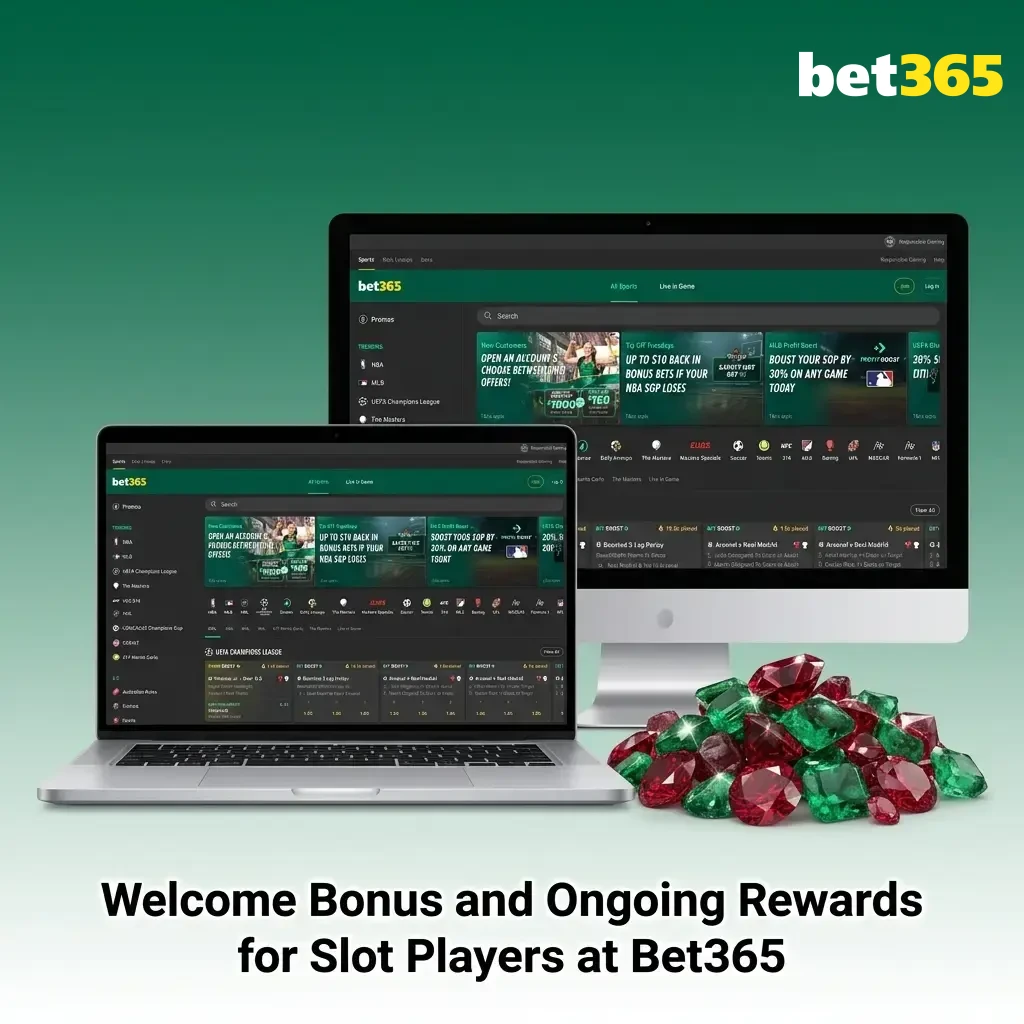 Bet365 welcome bonus and ongoing slot rewards including reload, cashback, and loyalty offers for Indian players